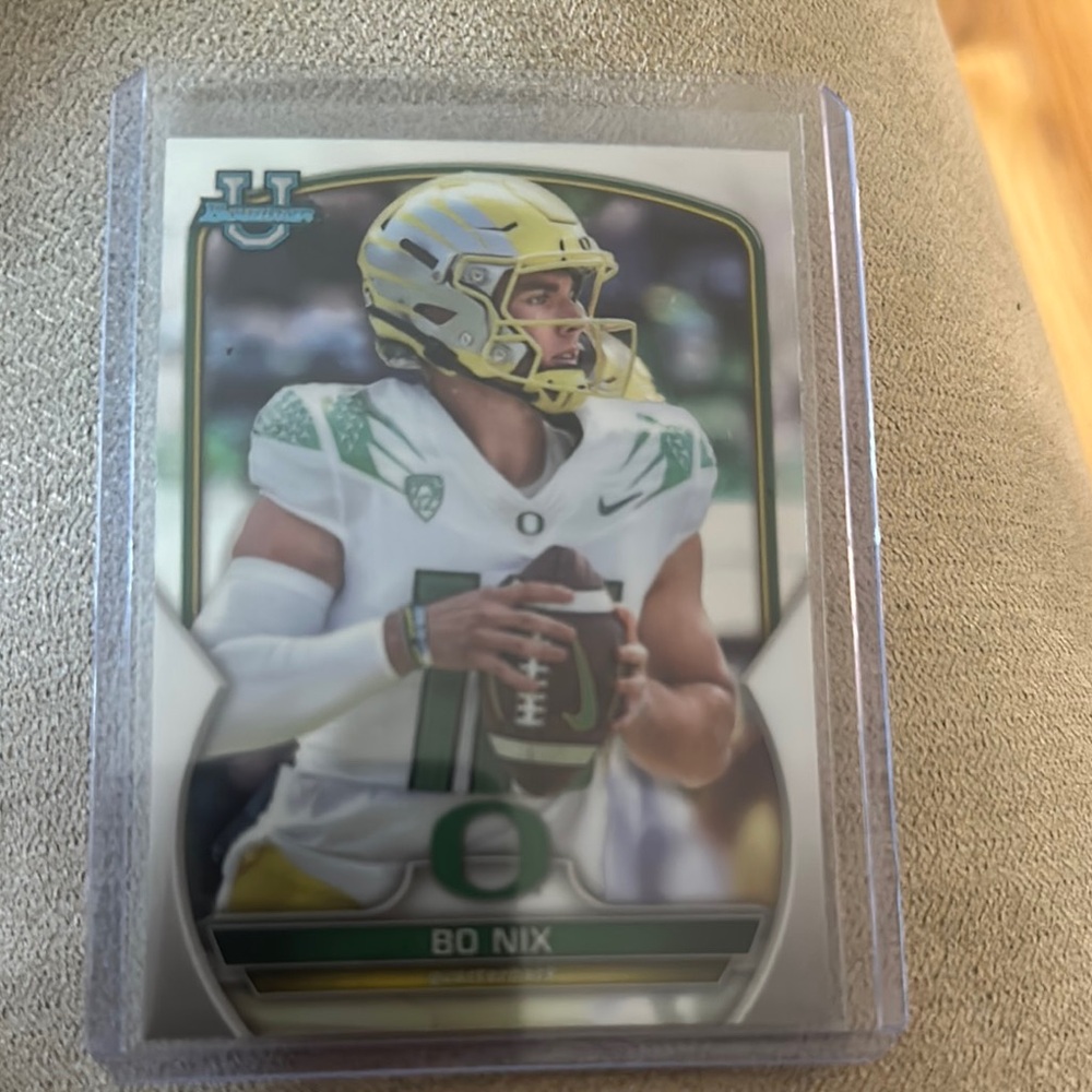 Bo Nix Football Trading Card